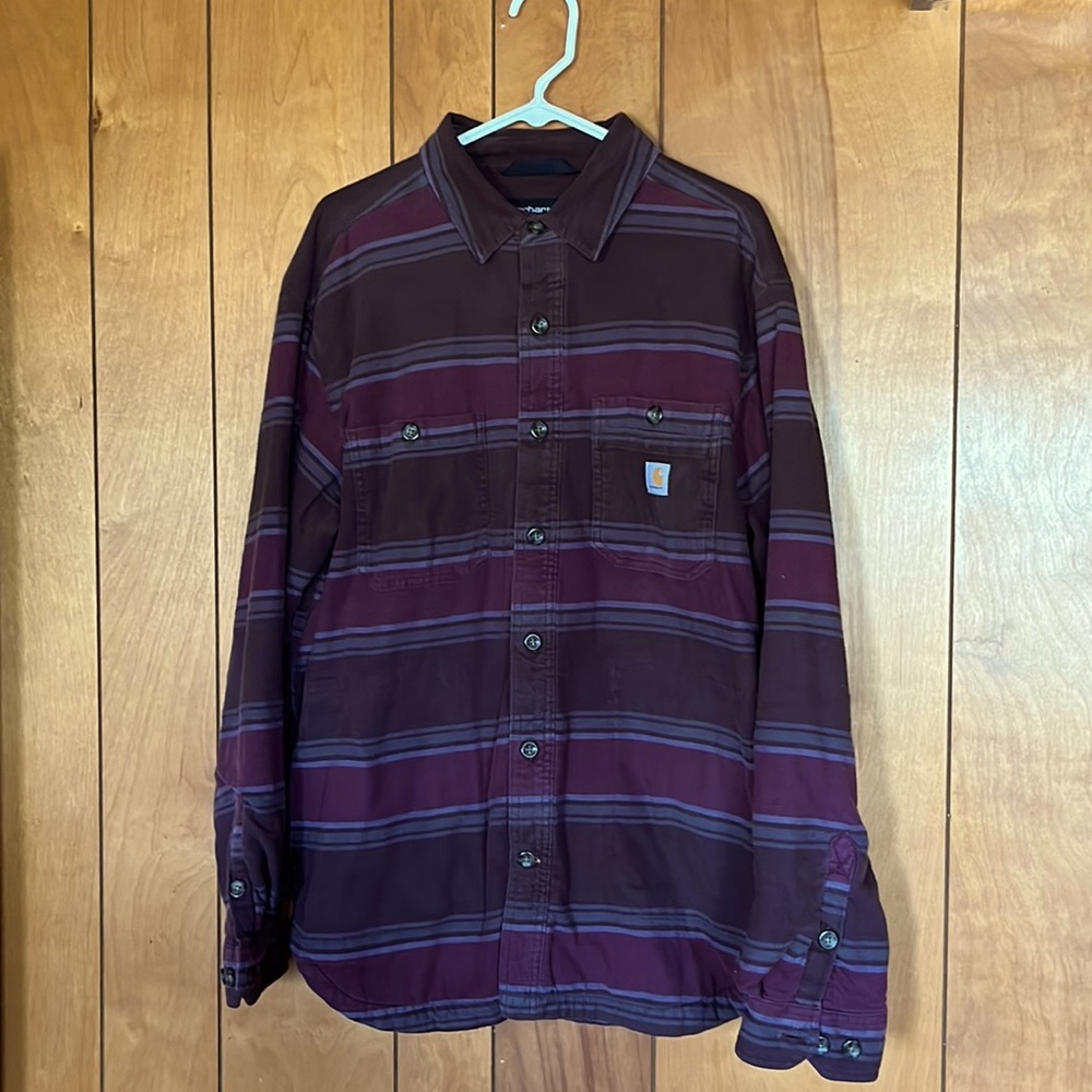 Carhartt Rugged Flex Relaxed Fit Fleece Lined Flannel